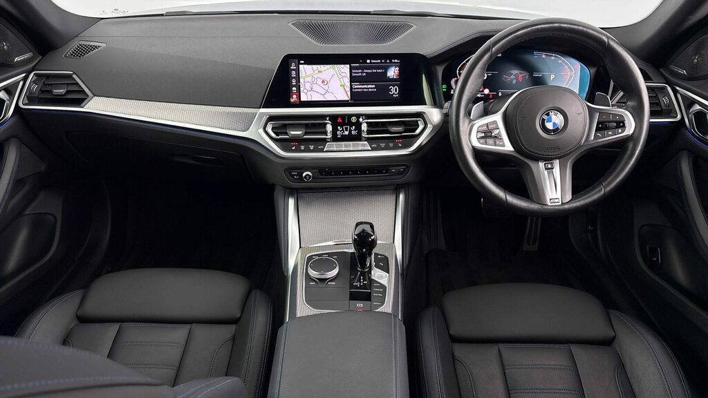 BMW 4 Series Coupe PE23ZJV Blue #4