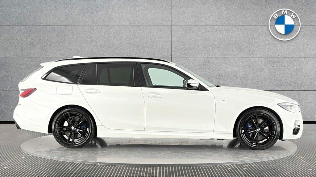 BMW 3 Series Estate LG71WZD White #3
