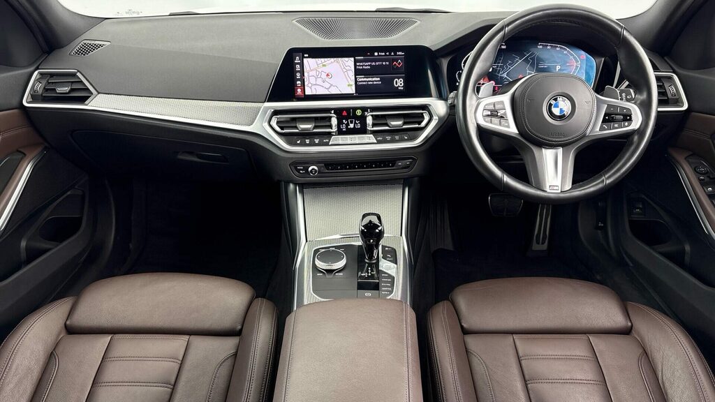 BMW 3 Series Estate LG71WZD White #4