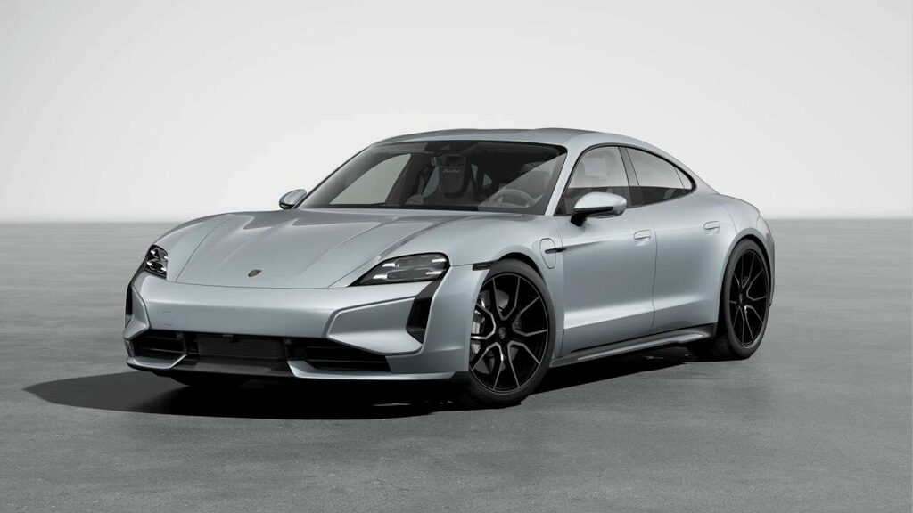 Porsche Taycan Electric Silver
