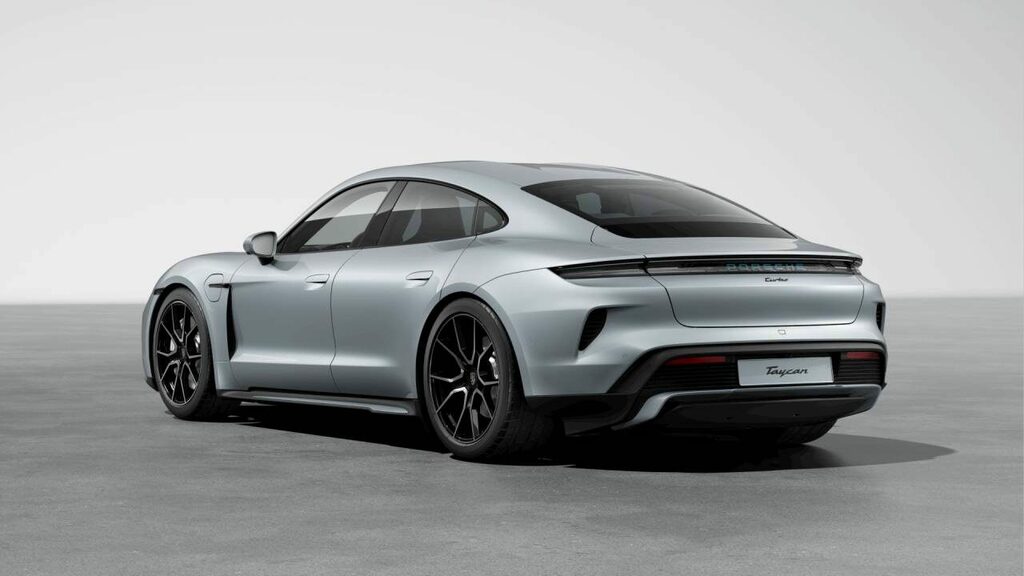 Porsche Taycan Electric BG74XGY Silver #3