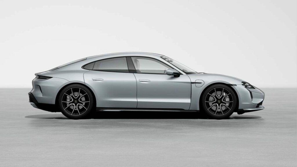 Porsche Taycan Electric BG74XGY Silver #6