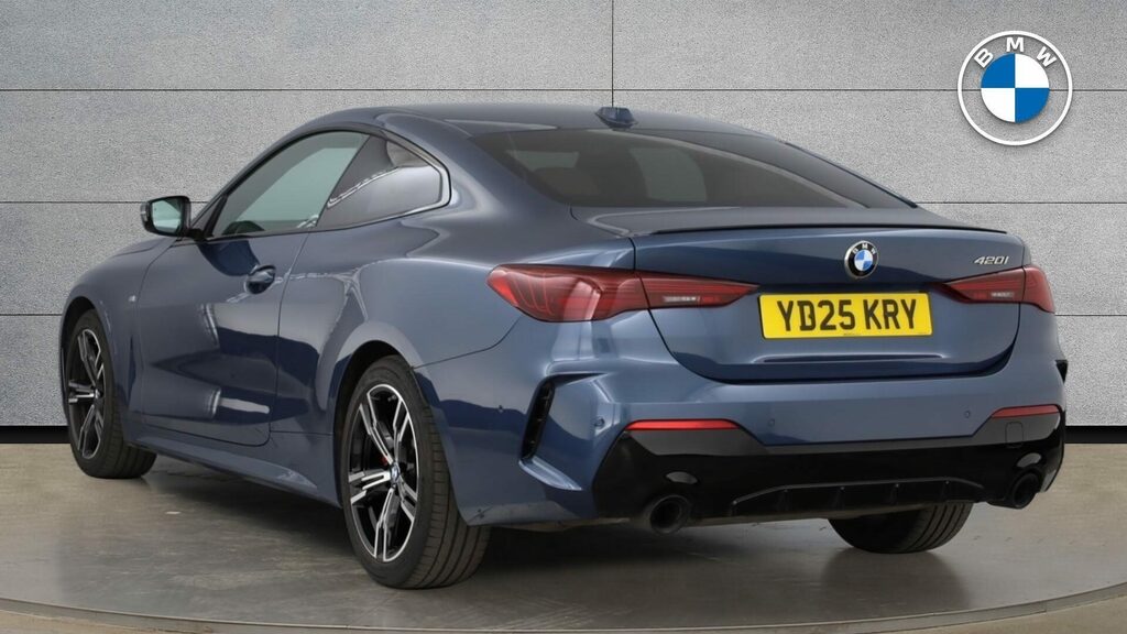 BMW 4 Series Coupe YD25KRY Blue #2