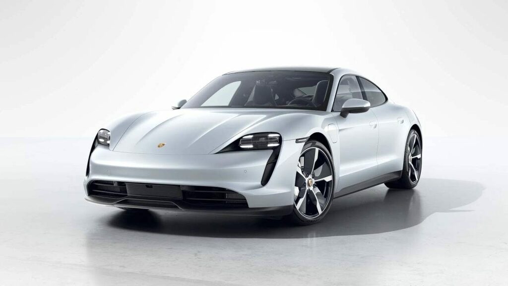 Porsche Taycan Electric Silver
