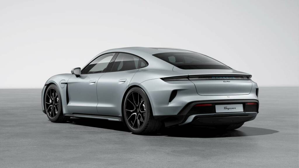 Porsche Taycan Turbo Silver #3