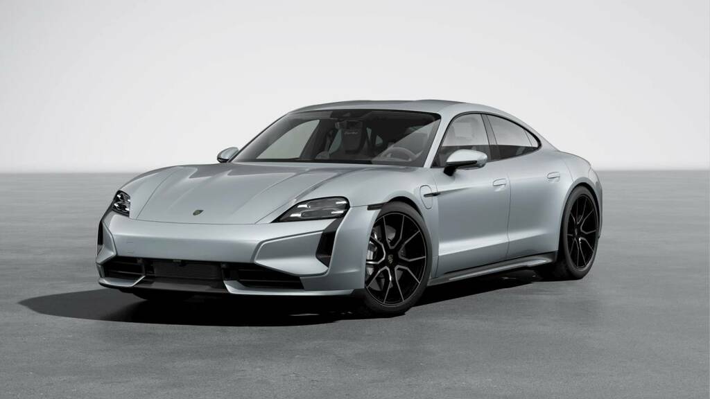 Porsche Taycan Turbo Silver