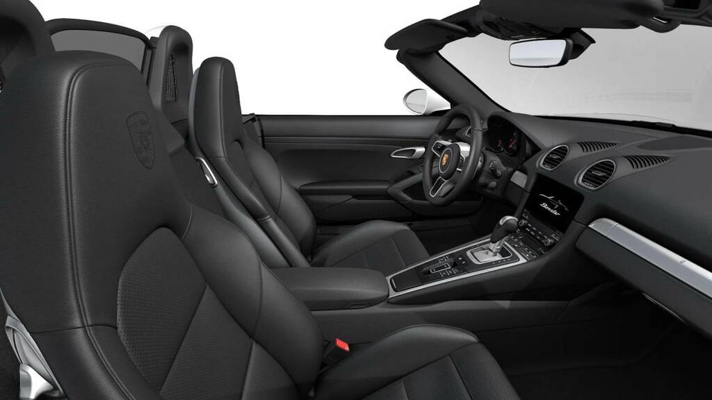 Porsche 718 Boxster Convertible White #5