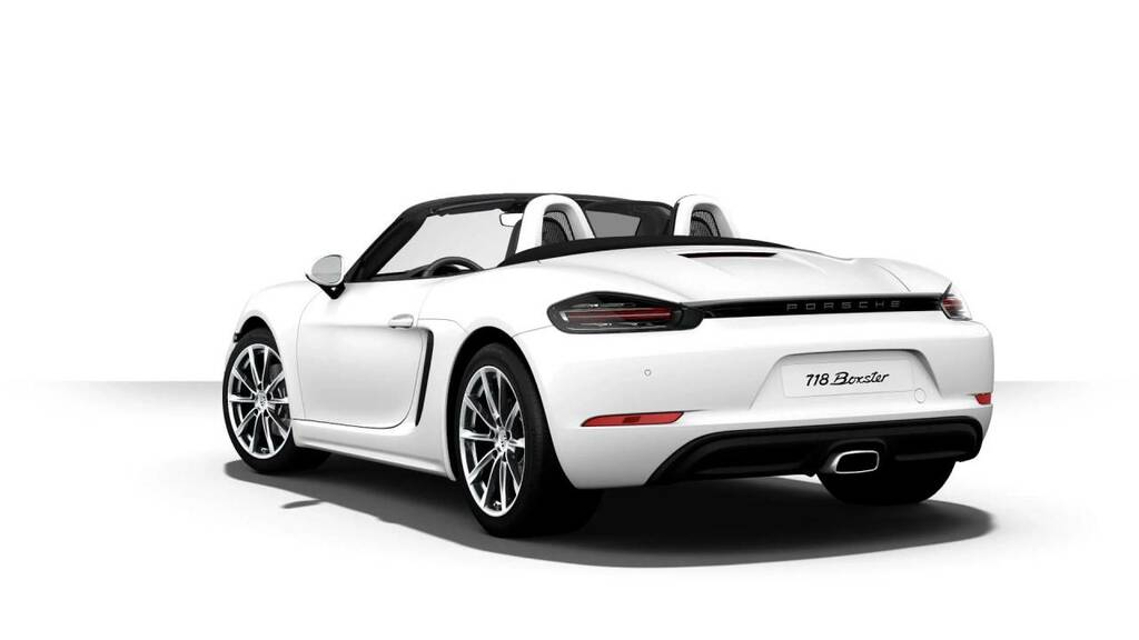 Porsche 718 Boxster Convertible White #3