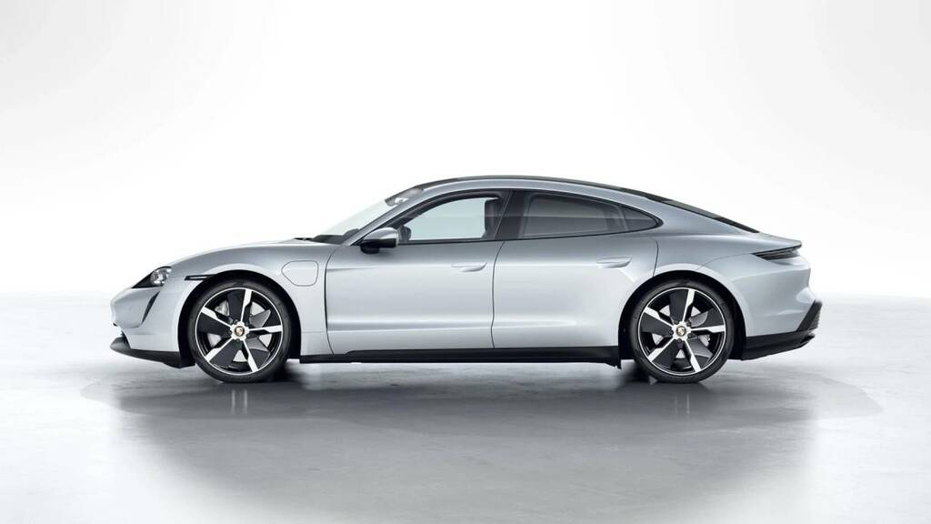 Porsche Taycan 4S Silver #2