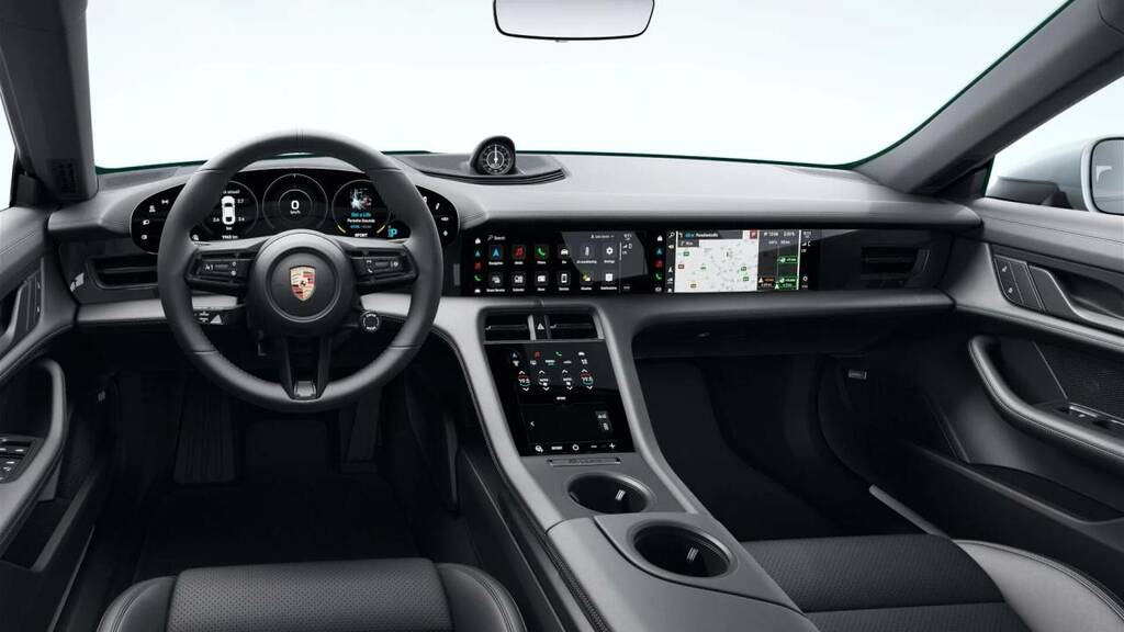 Porsche Taycan 4S Silver #4