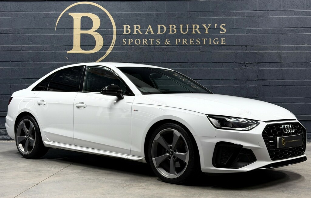 Audi A4 Saloon 2.0 Tdi 35 Black Edition 202020 HJ20RXG White #2
