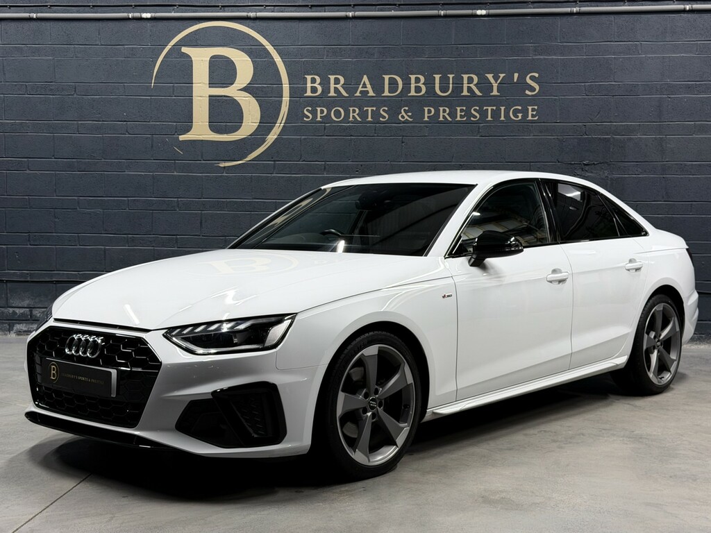 Audi A4 Saloon 2.0 Tdi 35 Black Edition 202020 HJ20RXG White #6