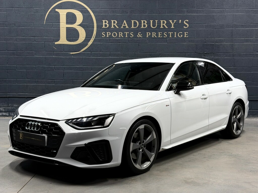 Audi A4 Saloon 2.0 Tdi 35 Black Edition 202020 HJ20RXG White #4