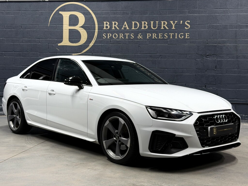 Audi A4 Saloon 2.0 Tdi 35 Black Edition 202020 HJ20RXG White #3