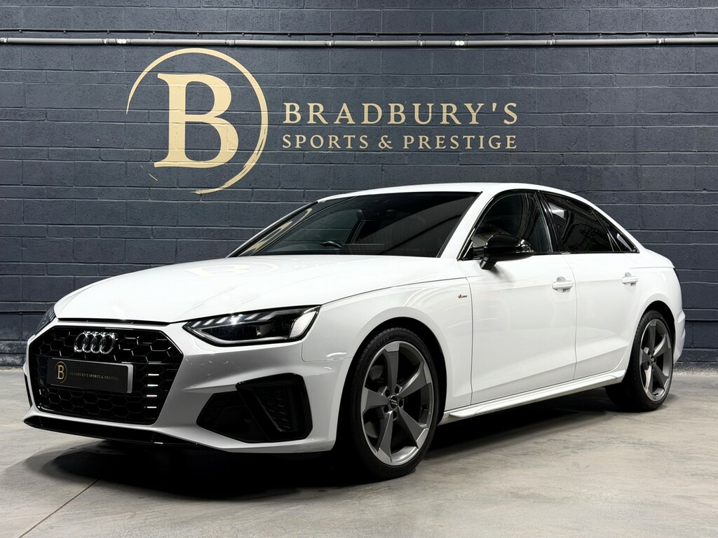 Audi A4 Saloon 2.0 Tdi 35 Black Edition 202020 HJ20RXG White #5