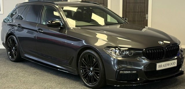 BMW 5 Series 530D Xdrive M Sport ST18ZWE Grey #3