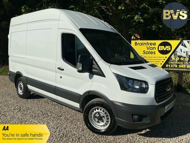 Ford Transit Custom 350 Ecoblue Panel Van White