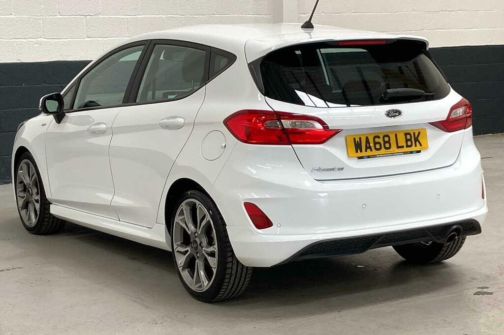 Ford Fiesta 1.0T Ecoboost St-line Euro 6 Ss WA68LBK White #6