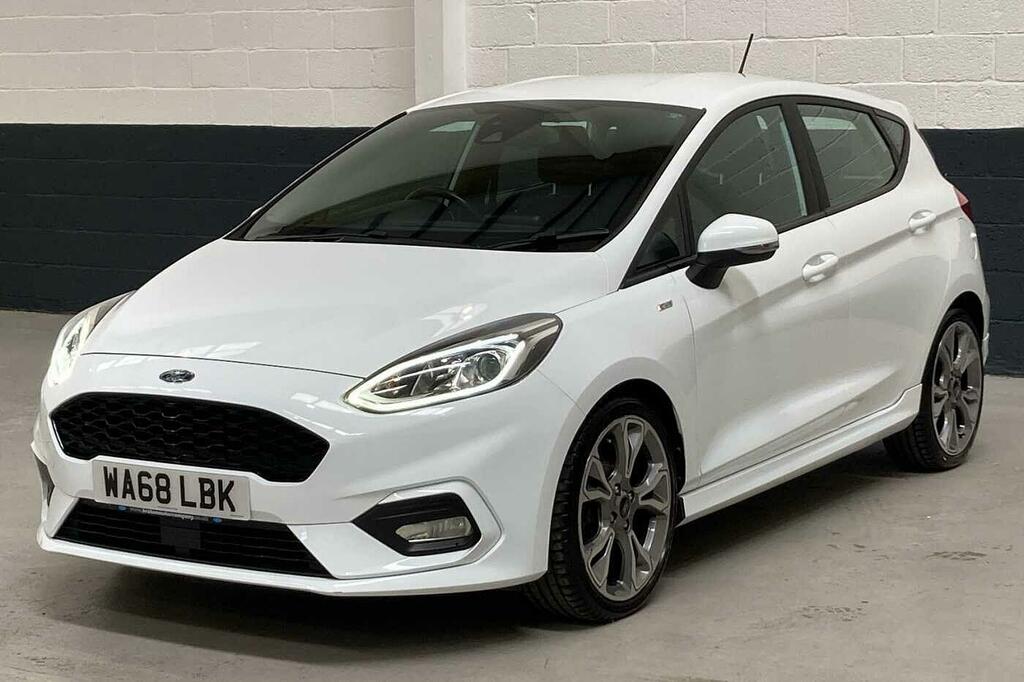 Ford Fiesta 1.0T Ecoboost St-line Euro 6 Ss WA68LBK White #3