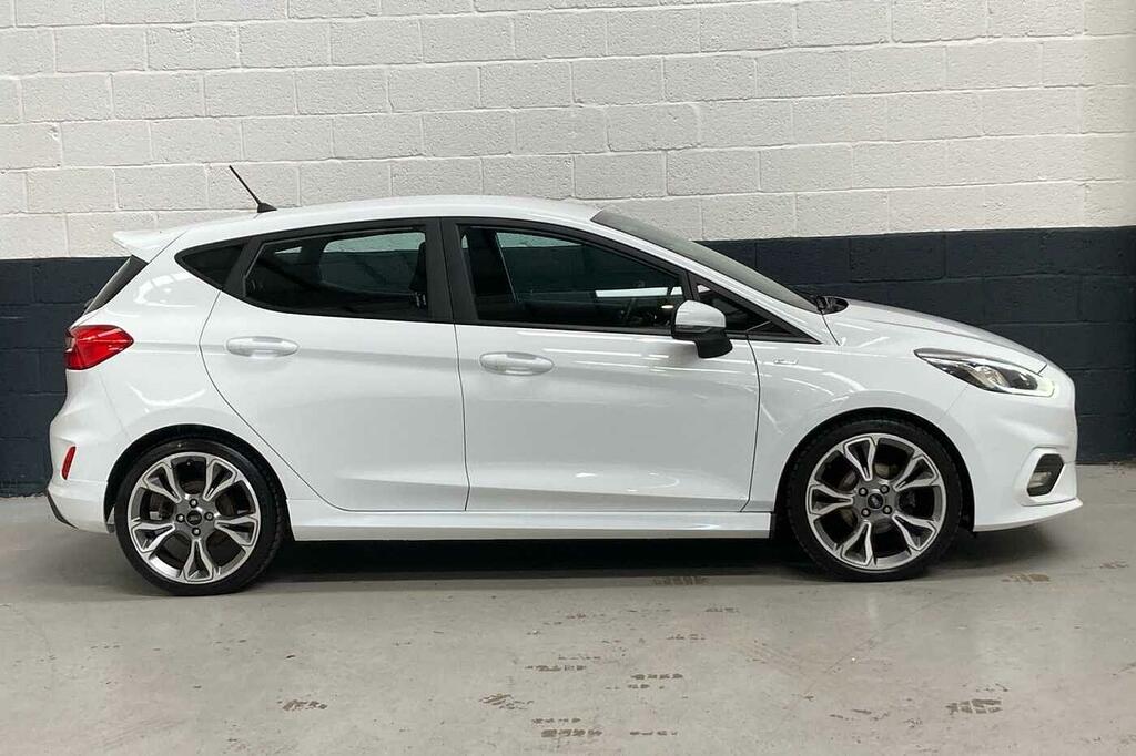 Ford Fiesta 1.0T Ecoboost St-line Euro 6 Ss WA68LBK White #5