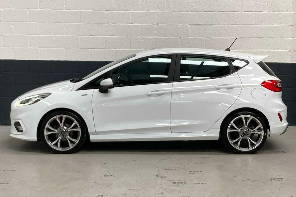 Ford Fiesta 1.0T Ecoboost St-line Euro 6 Ss WA68LBK White #4