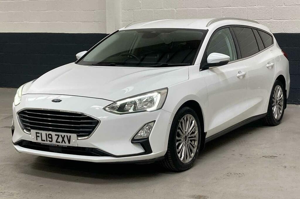 Ford Focus 1.0T Ecoboost Titanium X Euro 6 Ss FL19ZXV White #3