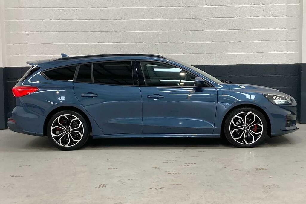 Ford Focus 1.0T Ecoboost St-line X Euro 6 Ss CK71KHZ Blue #5