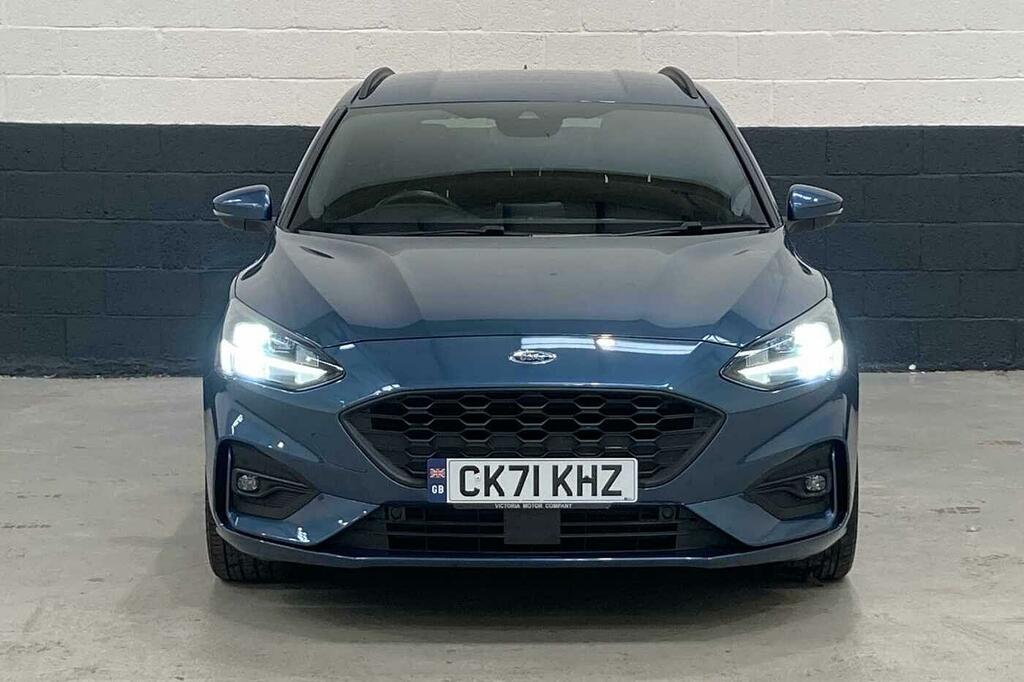 Ford Focus 1.0T Ecoboost St-line X Euro 6 Ss CK71KHZ Blue #2