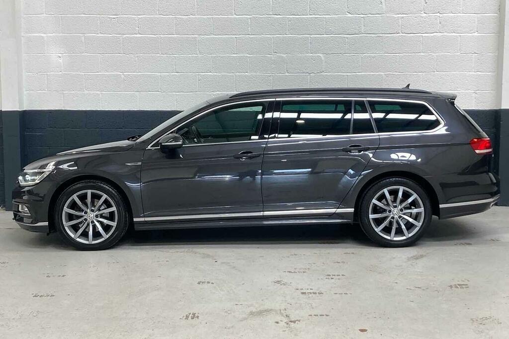 Volkswagen Passat 2.0 Tdi R-line Dsg Euro 6 Ss VK68UGR Grey #4