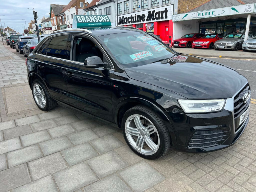 Audi Q3 2.0T Fsi Quattro S Line Plus S Tronic Estate P GM16FOK Black #4
