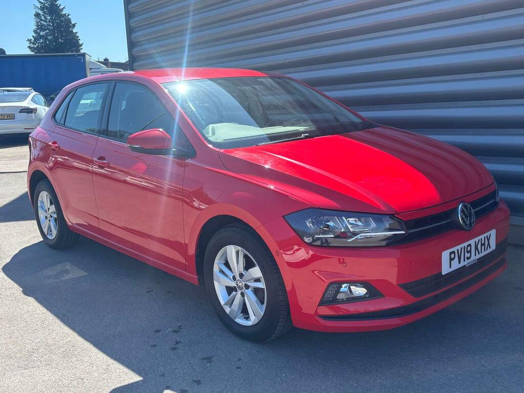 Volkswagen Polo 1.0 Evo Se Euro 6 Ss PV19KHX Red #3
