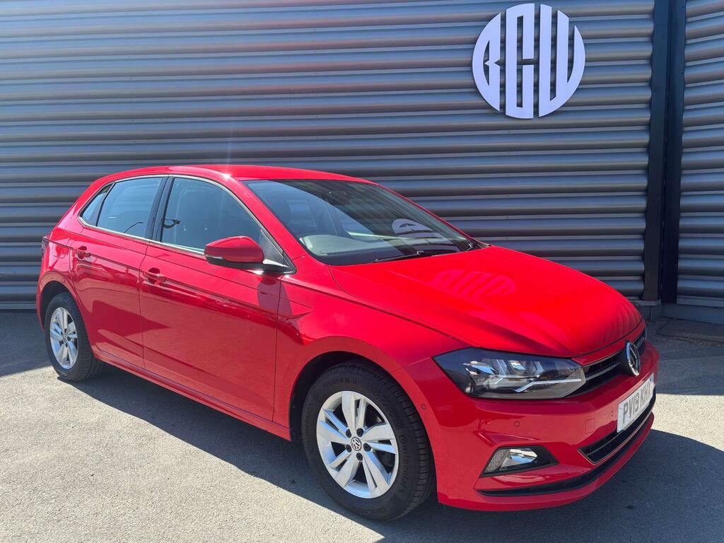 Volkswagen Polo 1.0 Evo Se Euro 6 Ss PV19KHX Red