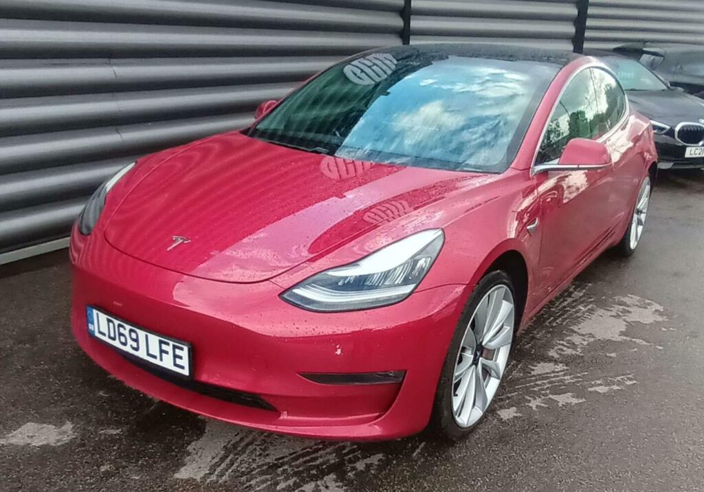 Tesla Model 3 Dual Motor Performance 4Wde Performanc LD69LFE Red #2