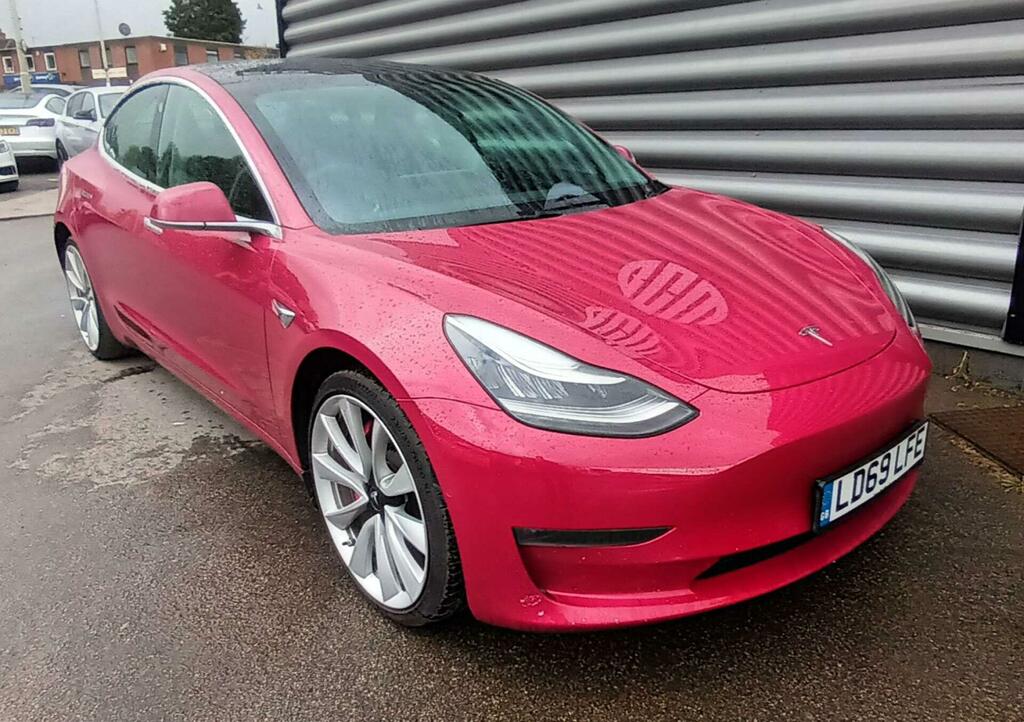 Tesla Model 3 Dual Motor Performance 4Wde Performanc LD69LFE Red #3