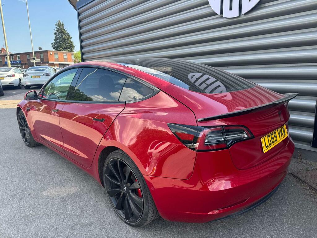 Tesla Model 3 Dual Motor Performance 4Wde Performanc LG69VKW Red #5