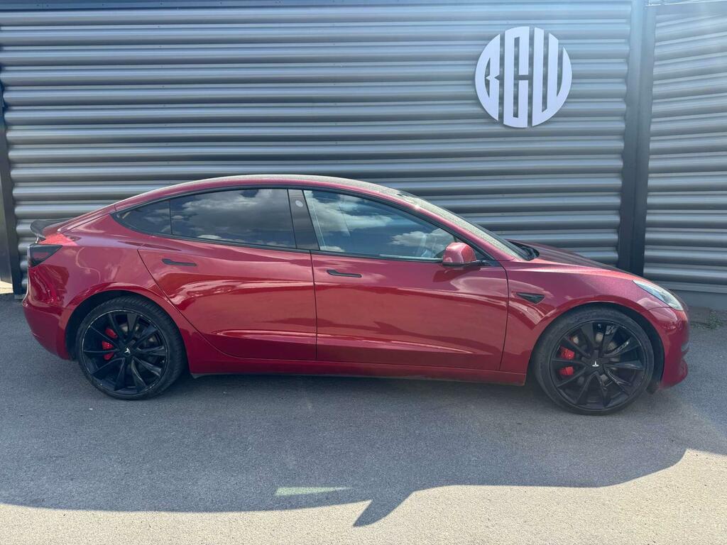 Tesla Model 3 Dual Motor Performance 4Wde Performanc LG69VKW Red #2
