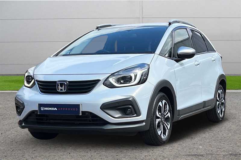 Honda Jazz 1.5 I-mmd Hybrid Crosstar Ex Ecvt White