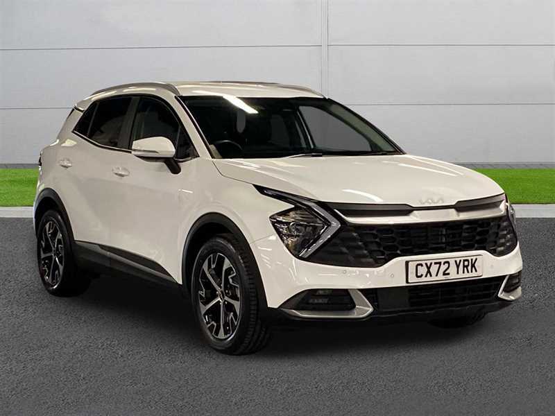 Kia Sportage 1.6T Gdi Hev 3 White