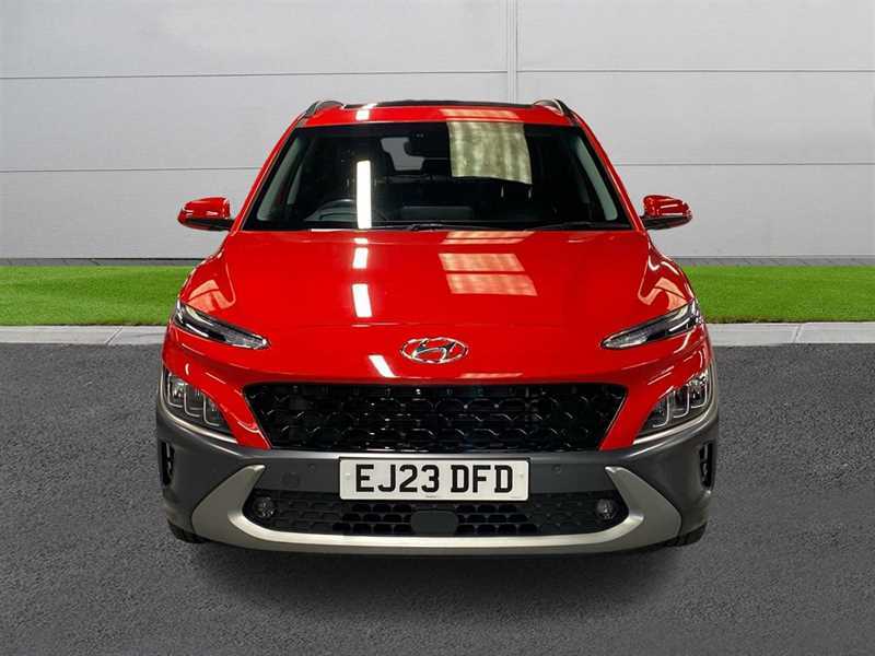 Hyundai Kona 1.6 Gdi Hybrid Ultimate Dct EJ23DFD Red #5