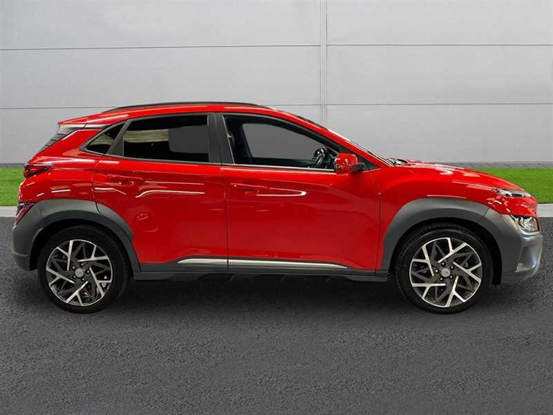 Hyundai Kona 1.6 Gdi Hybrid Ultimate Dct EJ23DFD Red #3