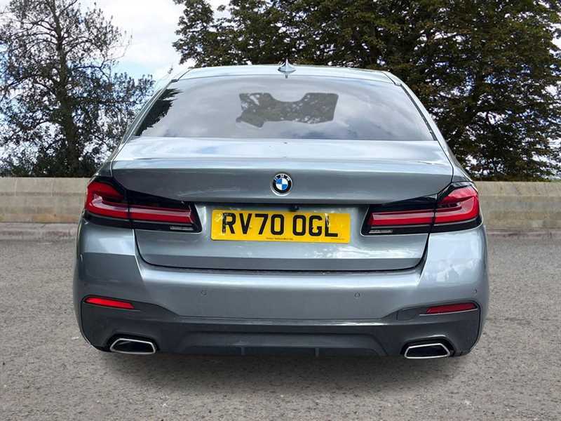 BMW 5 Series 530D Xdrive Mht M Sport RV70OGL Blue #4