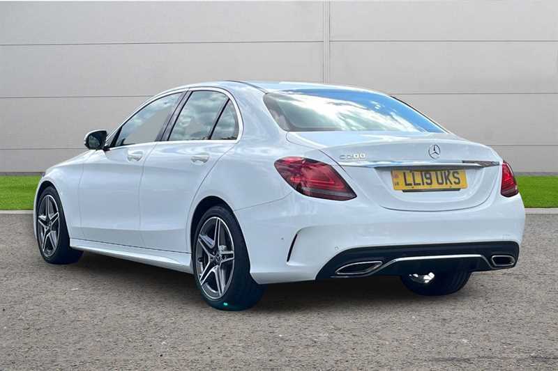 Mercedes-Benz C Class C200 Amg Line 9G-tronic White #3