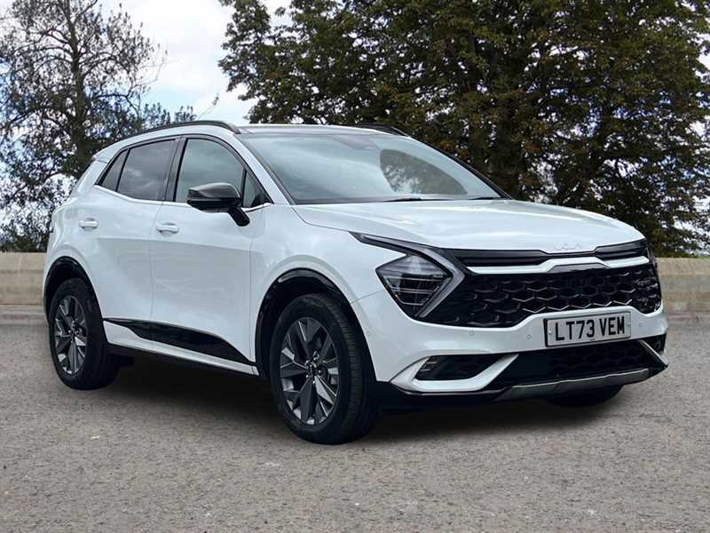 Kia Sportage 1.6T Gdi Hev Gt-line S White