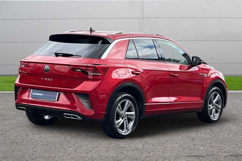 Volkswagen T-Roc 1.5 Tsi R-line Dsg YS72BVM Red #3