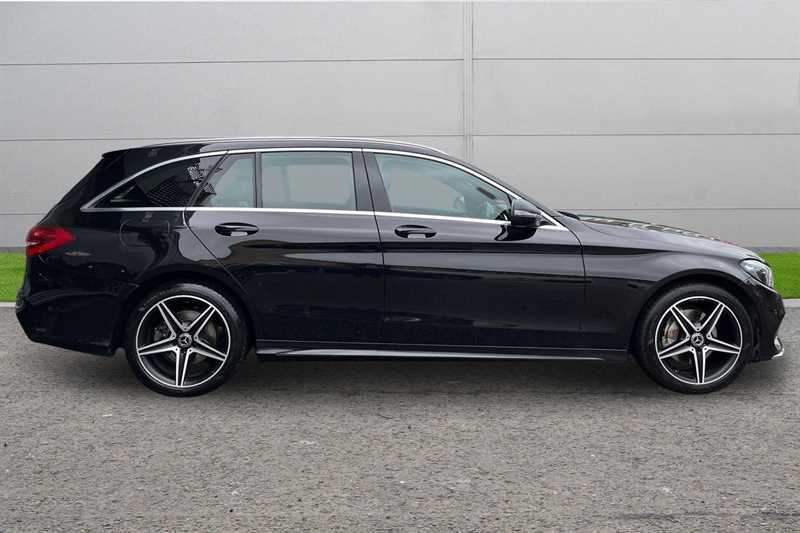 Mercedes-Benz C Class C220d 4Matic Nightfall Edition GX19OOU Black #5