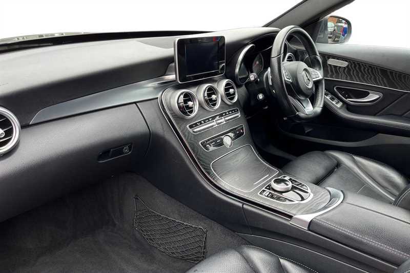 Mercedes-Benz C Class C220d 4Matic Nightfall Edition GX19OOU Black #2