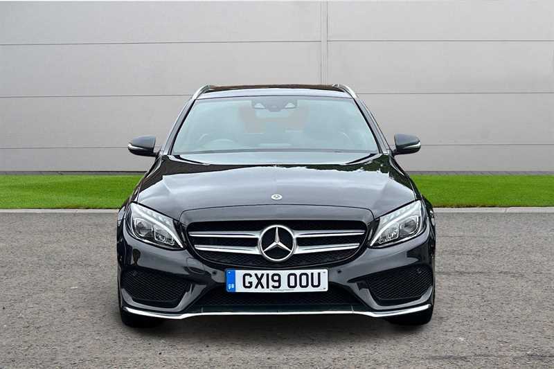 Mercedes-Benz C Class C220d 4Matic Nightfall Edition GX19OOU Black #6