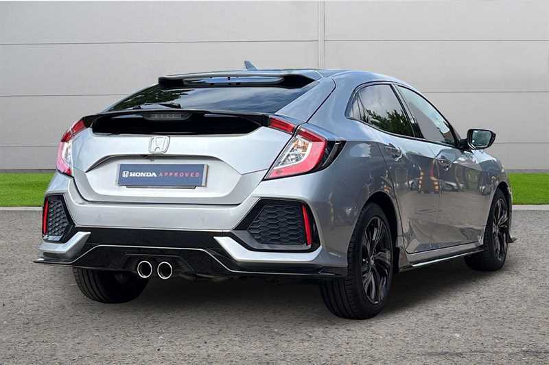 Honda Civic 1.5 Vtec Turbo Sport Cvt Silver #4