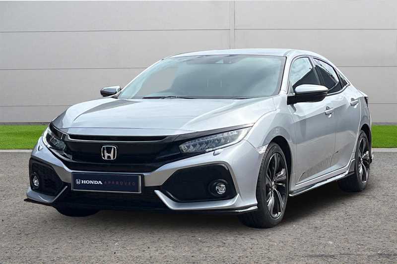 Honda Civic 1.5 Vtec Turbo Sport Cvt Silver #2