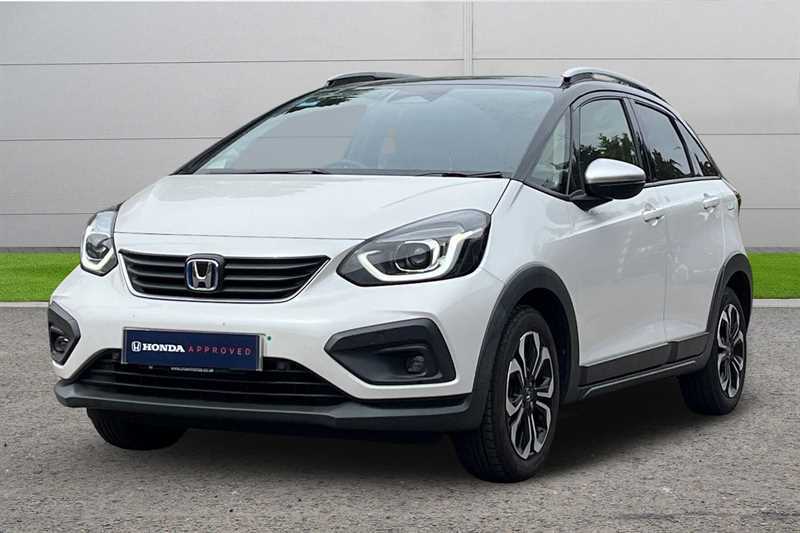 Honda Jazz 1.5 I-mmd Hybrid Crosstar Ex Ecvt White